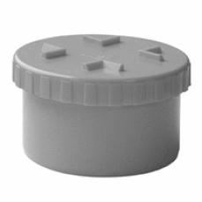 TAMPON DE VISITE PVC D. 100MM FP