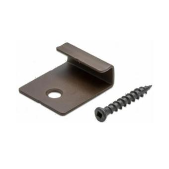 CLIP DEPART/FIN+VIS POUR TERRASSE BAMBOU BOITE DE 30 CLIPS + VIS 4,5X30 MM