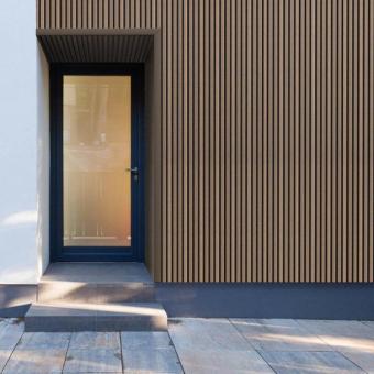 BARDAGE CUBIK DOUGLAS 40X40MM 85-90% HORS AUBIER POSE À CLAIRE-VOIE