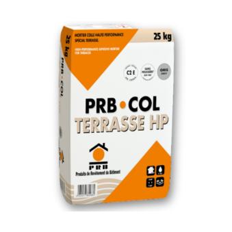 COLLE PRB COL TERRASSE HP C2 GRIS 25KG