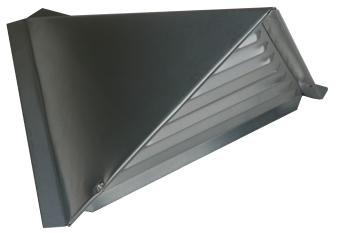 CHATIERE TRIANGULAIRE A SOUDER ZINC NOIR POUR TOITURE ZINC