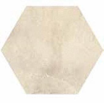 CARRELAGE ESAGONA BIANCO COTÉS DE 15CM. CAS FUSION. RÉF : CFU1E