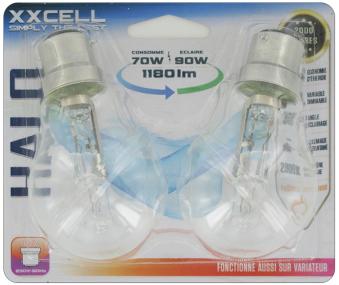 AMPOULE ECO30 STANDARD CLAIR A55 70W B22 BLISTER DE 2 UNITÉS