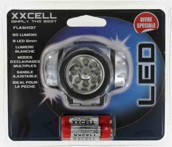 LAMPE FRONTALE 9 LEDS F437