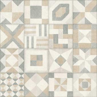 DÉCOR KILIM BEIGE 60X60CM. GRE ESTUCO. RÉF. : 52TC715