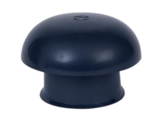 CHAPEAU VENTILATION PVC D. 100MM ARDOISE SANS MOUSTIQUAIRE. REF : CC10