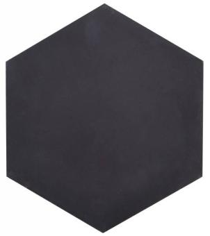 CARRELAGE CIMENT HEXA ANTHRA. 20X23CM. BAT. RÉF : CINO02