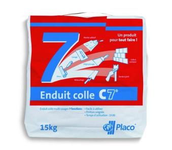 ENDUIT COLLE C7 PLACOPLÂTRE (SAC 15KGS)