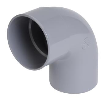 COUDE SIMPLE PVC GRIS 87°30 MF D. 100MM REF : CT8