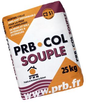 COLLE PRB COL SOUPLE 25KG GRIS - C2S1
