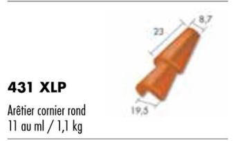 ARETIER CORNIER ROND SABLE NORMAND 431XLP