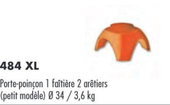 PORTE POINCON 1 FAITIERE 2 ARETIERS PM BRUN