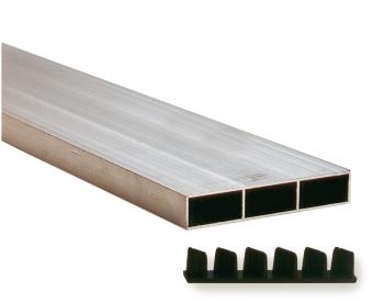 RÈGLE MACON RENFORCÉE 100X18MM - 2,5ML "2 VOILES" + EMBOUTS PLASTIQUES