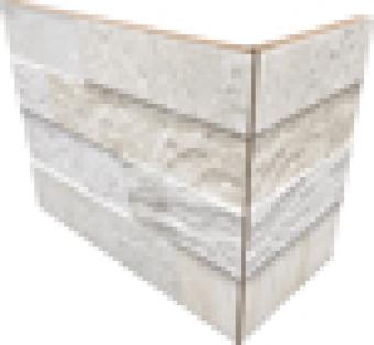 CARRELAGE WHITE ANGLE EXT 20X10X15CM. RON CUBICS. RÉF : J87230