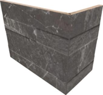 CARRELAGE DARK ANGLE EXT 20X10X15CM. RON TIFFANY 3D. RÉF : J87347