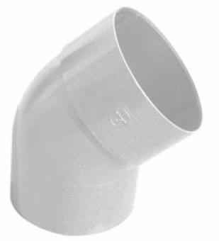 COUDE PVC GRIS 45° MF D. 80MM ÉP. 2,2MM FP (POUR GOUTTIÈRE)