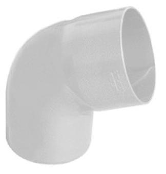 COUDE PVC GRIS 67°30 MF D. 80MM ÉP. 2,2MM FP (POUR GOUTTIÈRE)