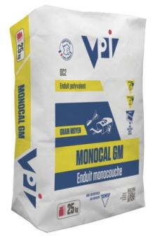 ENDUIT MONOCAL GM 25KG TOUS COLORIS VPI