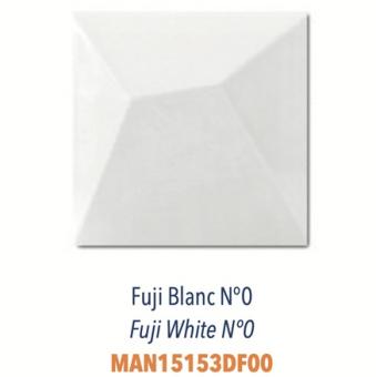 FAIENCE 3D FUJI BLANC BRILLANT 15X15CM. DIF MANHATILES. RÉF : MAN15153DF00