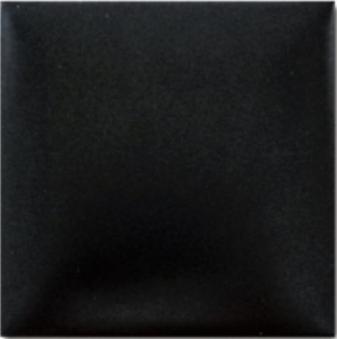 FAIENCE 3D COUSSIN NOIR MA N132 15X15CM. DIF MANHATILES. RÉF : MAN1515CC132
