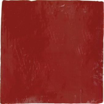 FAIENCE ROJO ANTIGUO 13X13CM. CEV PROVENZA. RÉF : 13X13PROROA