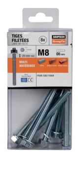 TIGE FILETEE LMAS M12-150/35 BLISTER 6PC LMAS1214096035RP BLISTER DE 6 PIECES