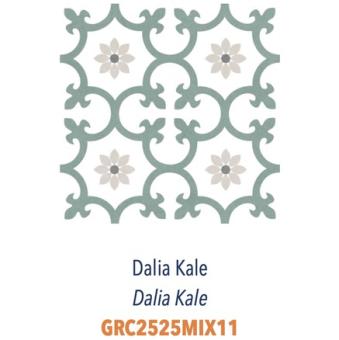 CARRELAGE DALIA KALE 25X25CM. DIF INSPIR. CIMENT. RÉF : GRC2525MIX11