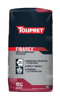 ENDUIT POLYVALENT FIBAREX - POUDRE 15 KG TOUPRET