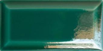 FAIENCE PLAQUETA VERDE CRAQUEL 7,5X15CM. CEV METRO. RÉF : BI75X15MEVECR