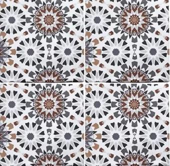 DECOR FEZ 10X10CM. CEV ZELIJ . RÉF : 10X10ZEDFEZ