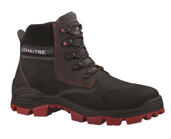 CHAUSSURE HAUTE VARADERO S3 SRC -T42 NOIRE ROUGE - CHAUSSANT HOMME