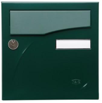 BOITE AUX LETTRES PREFACE 1 PORTE VERT 285X285X385MM