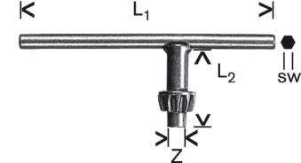 CLE DE MANDRIN TYPE D