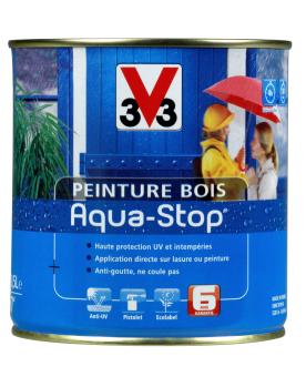 PEINTURE BOIS AQUASTOP 0,5L OLIVIER