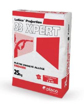 PLATRE LUTÈCE PROJECTION 33 XPERT 25KG