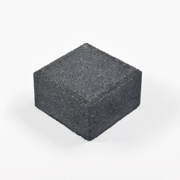 Dalle pavé ronde - Caoutchouc recyclé Gris Diam. 45cm, vente au